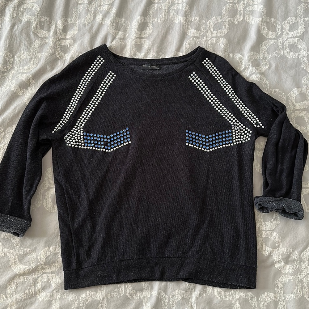 Zara studded top